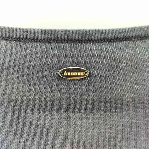 アニュアンス anuans 25SS シルクブレンドVネックニットトップス レディース FREE