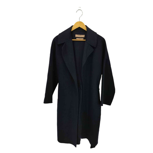 ザラ ZARA メルトン ベルテッド ガウンコート レディース S