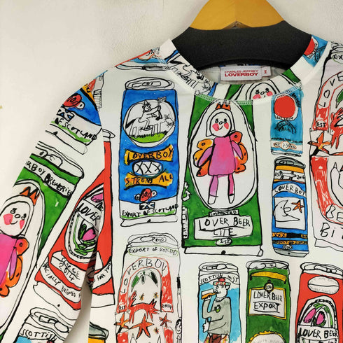 チャールズジェフリーラバーボーイ CHARLES JEFFREY LOVERBOY ビール缶プリント カットソー レディース JPN:M