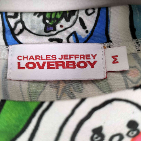 チャールズジェフリーラバーボーイ CHARLES JEFFREY LOVERBOY ビール缶プリント カットソー レディース JPN:M