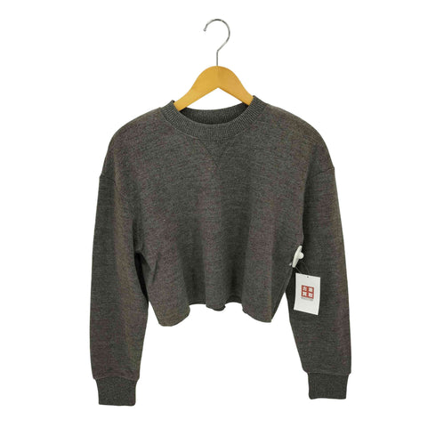 ザラ ZARA クロップド クルーネック ニットセーター レディース M