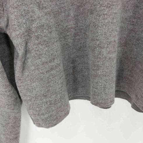ザラ ZARA クロップド クルーネック ニットセーター レディース M