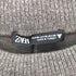 ザラ ZARA クロップド クルーネック ニットセーター レディース M