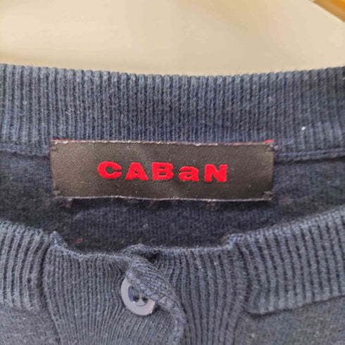 キャバン CABaN コットンカシミヤ クルーネックカーディガン レディース JPN:S