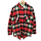 SEVENTH CLUB チェック柄 ロングスリーブネルシャツ メンズ import:L