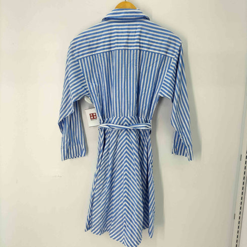 ブルックスブラザーズレッドフリース BROOKS BROTHERS REDFLEECE ストライプ コットン シャツワンピース レディース JPN:0