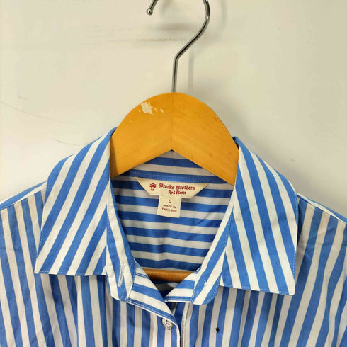 ブルックスブラザーズレッドフリース BROOKS BROTHERS REDFLEECE ストライプ コットン シャツワンピース レディース JPN:0