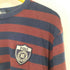 ラルフローレン RALPH LAUREN 90S胸ロゴワッペン ボーダースウェット メンズ import:L