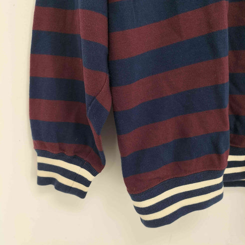 ラルフローレン RALPH LAUREN 90S胸ロゴワッペン ボーダースウェット メンズ import:L