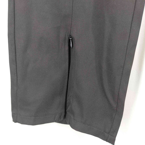 ジップデザイン ストレートパンツ レディース