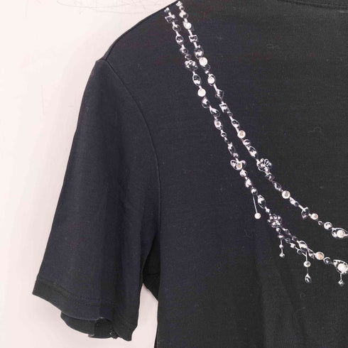 KUNIO COLLECTION ビジュー付き犬プリントカットソー レディース import:M