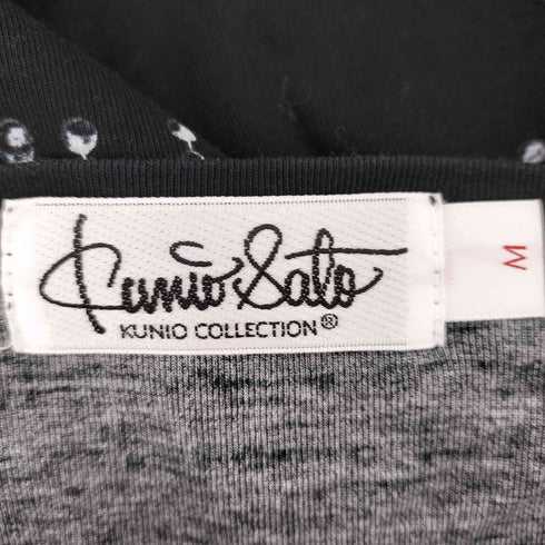 KUNIO COLLECTION ビジュー付き犬プリントカットソー レディース import:M