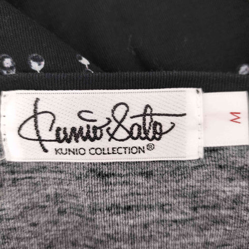 KUNIO COLLECTION ビジュー付き犬プリントカットソー レディース import:M