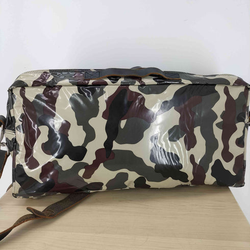 コムデギャルソン COMME des GARCONS カモ 迷彩柄 PVC 2WAY メッセンジャー バッグ ハンド バッグ メンズ