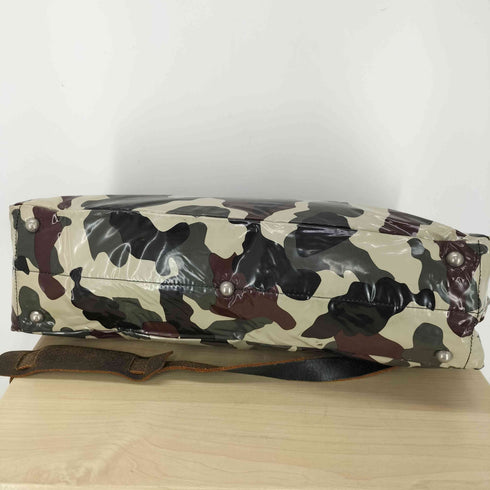 コムデギャルソン COMME des GARCONS カモ 迷彩柄 PVC 2WAY メッセンジャー バッグ ハンド バッグ メンズ