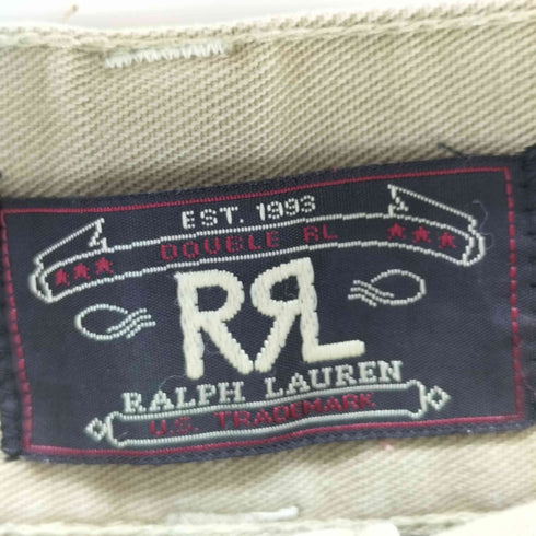 ダブルアールエルラルフローレン RRL RALPH LAUREN 90s USA製 三ツ星タグ ワイドチノショーツ メンズ 34