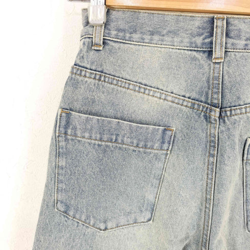 メゾンスペシャル MAISON SPECIAL Baggy Denim Pants ダブルニー バギー デニム パンツ レディース 34