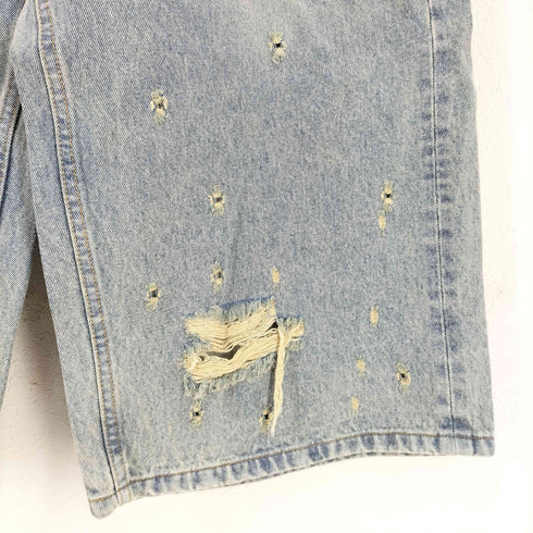 メゾンスペシャル MAISON SPECIAL Baggy Denim Pants ダブルニー バギー デニム パンツ レディース 34