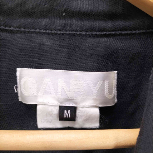 ガンリュウ GANRYU AD2014 洗い加工 裏地背抜き 2B テーラード シャツ ジャケット メンズ JPN:M