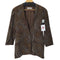ペリーエリス PERRY ELLIS ペイズリー柄 ウール ノーカラージャケット レディース 6