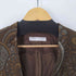 ペリーエリス PERRY ELLIS ペイズリー柄 ウール ノーカラージャケット レディース 6