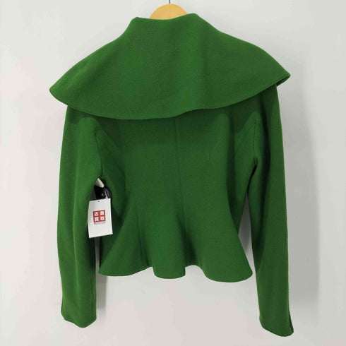 CLAUDE MONTANA ウール100 セーラーカラー ジップジャケット import レディース 9