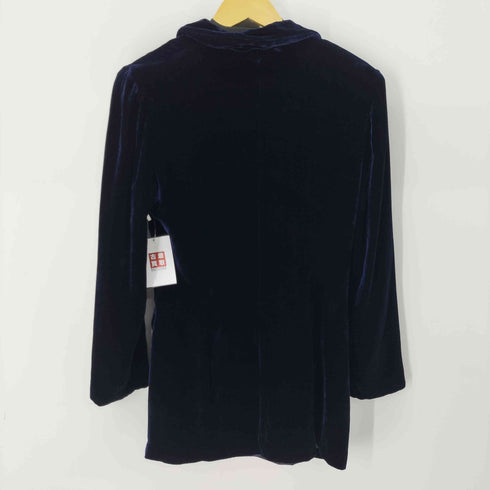 Little New York MADE IN USA レーヨン シルク ベロア テーラードジャケット レディース JPN:S