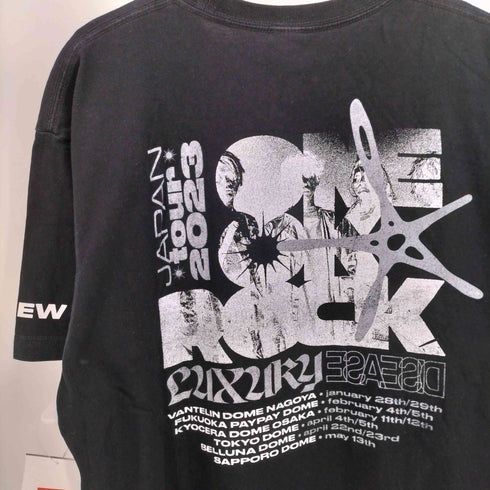 UNITED ATHLE ボディ LUXURY DISEASE ロック バンド 2023 TOUR クルー Tシャツ メンズ JPN:XL