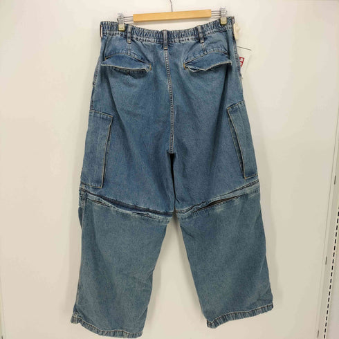 アンダーカバー UNDERCOVER デニムコンバーチブルワイドカーゴパンツ メンズ JPN:XL