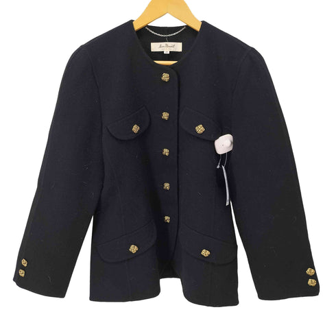 San Monnet MADE IN ITALY 金釦 ウールジャケット レディース JPN:42