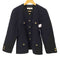 San Monnet MADE IN ITALY 金釦 ウールジャケット レディース JPN:42