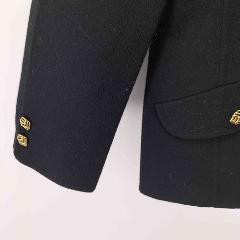San Monnet MADE IN ITALY 金釦 ウールジャケット レディース JPN:42