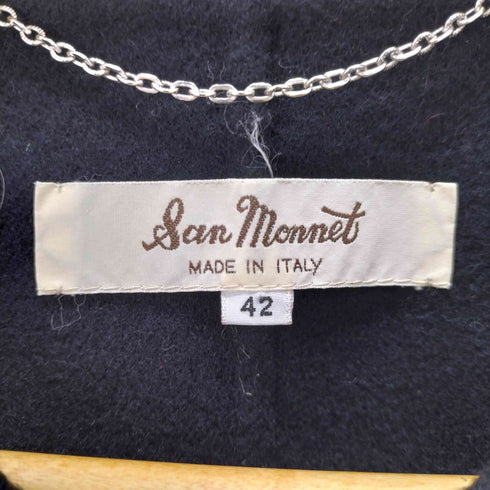 San Monnet MADE IN ITALY 金釦 ウールジャケット レディース JPN:42