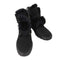 ジミーチュウ JIMMY CHOO ELBA FLAT ボンボンファー付 スエード レースアップ ワークブーツ レディース JPN:38
