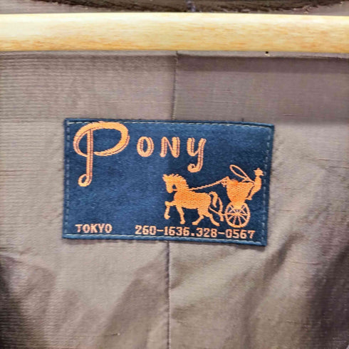 PONY ベロアテーラードジャケット メンズ