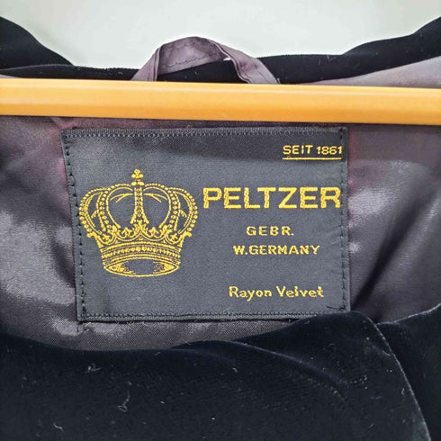 80s PELTZER west Germany製 ベルベットコート レディース