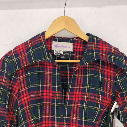 gigi ユーロ タータンチェックシャツワンピース レディース JPN:38