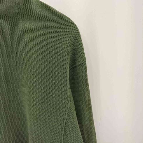 ハフ HUF STRETCH LOGO HENRY THERMAL 特殊加工 ヘンリーネック サーマル L/S Tシャツ カットソー メンズ M