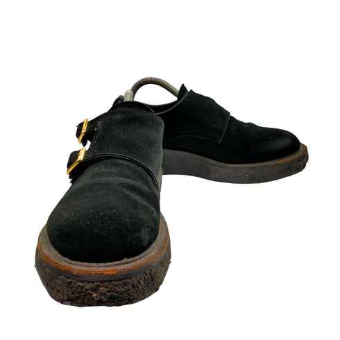 キッズラブゲイト KIDS LOVE GAITE Double monk strap shoes ダブル モンク ストラップ シューズ スエード メンズ 7 1/2