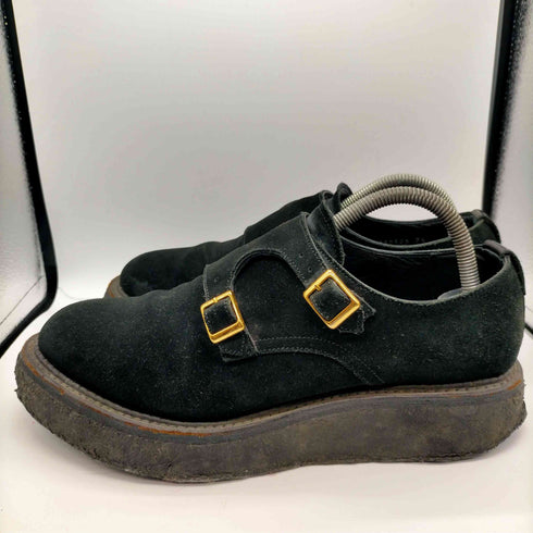 キッズラブゲイト KIDS LOVE GAITE Double monk strap shoes ダブル モンク ストラップ シューズ スエード メンズ 7 1/2