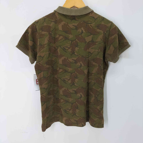 フレッドペリー FRED PERRY Y2K 迷彩 ポロシャツ レディース import:L