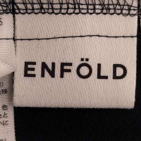 エンフォルド ENFOLD ダブルクロス ストレートベンツスカート レディース JPN:38