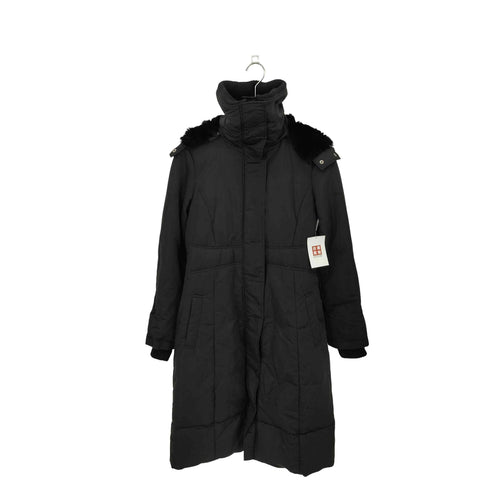 ダナキャランニューヨーク DKNY ファー付き 中綿ロングコート レディース 2