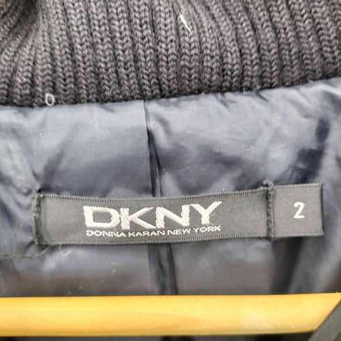 ダナキャランニューヨーク DKNY ファー付き 中綿ロングコート レディース 2
