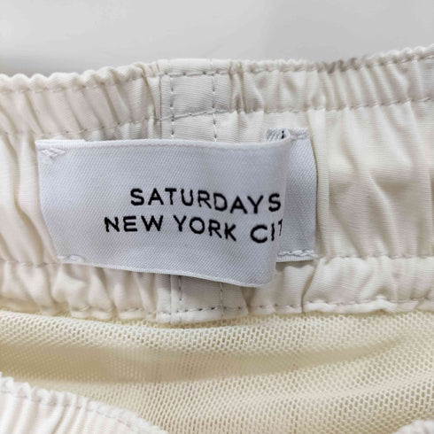 サタデーズニューヨークシティ Saturdays NYC SATURDAYS NEW YORK CITY 裏地メッシュ付き ショートパンツ ショーツ メンズ JPN:L