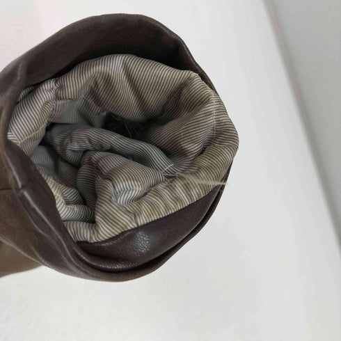 バナナリパブリック BANANA REPUBLIC ラムレザージップジャケット レディース S