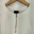シシ sisii ZIP CREW コットン ハーフジップ クルーネック プルオーバー レディース JPN:L