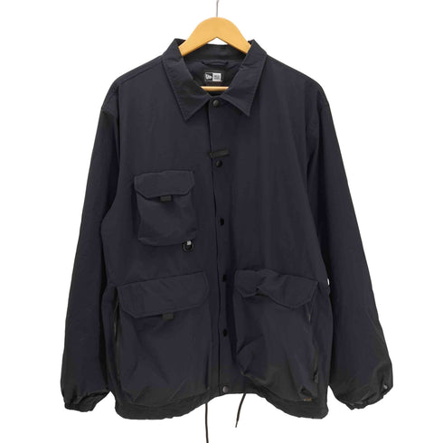 ニューエラ NEW ERA Angler Collection CORDURA 2WAY STRETCH WR フィールド コーチ ジャケット メンズ LARGE