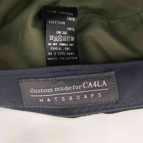 カシラ CA4LA カウレザーキャスケット ユニセックス メンズ ONE SIZE