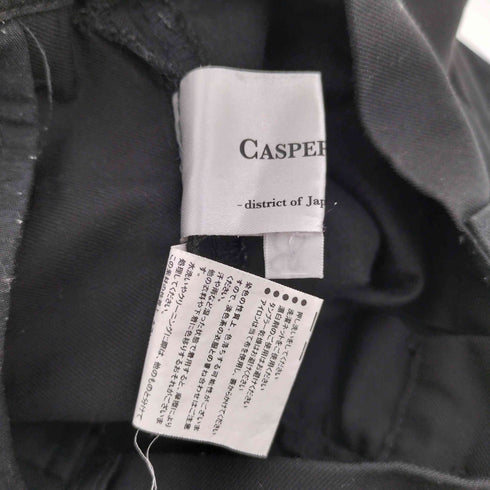 キャスパージョン CASPER JOHN セミフレア センタープレススラックスパンツ メンズ